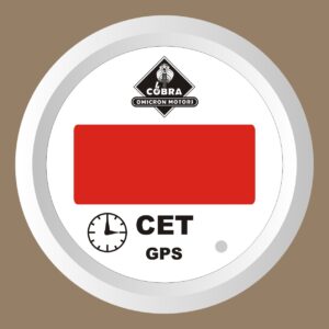 Hodiny CET bílá/bílá 85mm