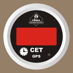 Hodiny CET bílá/černá 85mm