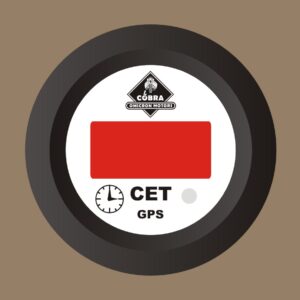 Hodiny CET černá/bílá 53mm