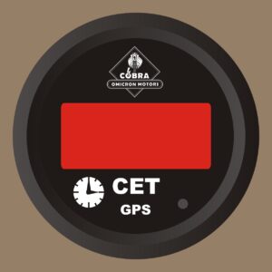 Hodiny CET černá/černá 85mm