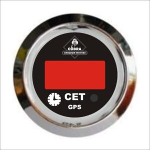 Hodiny CET chrom/černá 53mm