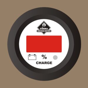 Nabití baterie % černá/bílá 53mm