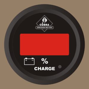 Nabití baterie % černá/černá 85mm