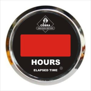 Poč. motohodin chrom/černá 53mm