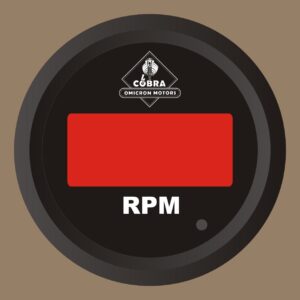 Otáčkoměr černá/černá 85mm