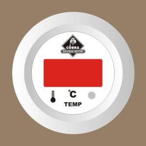 Teploměr bílá/bílá 53mm